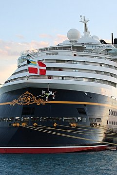 マジック号の模型を見て高まってしまいました！（ディズニークルーズ）