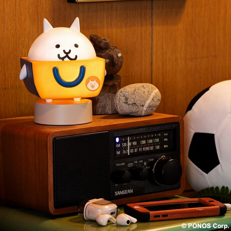 にゃんこ大戦争超公式 にゃんこ大商店 ネコ店員 お部屋ライトBOOK