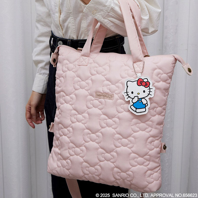 HELLO KITTY リボンな3wayキルティングBAG BOOK キュートPINK│宝島社