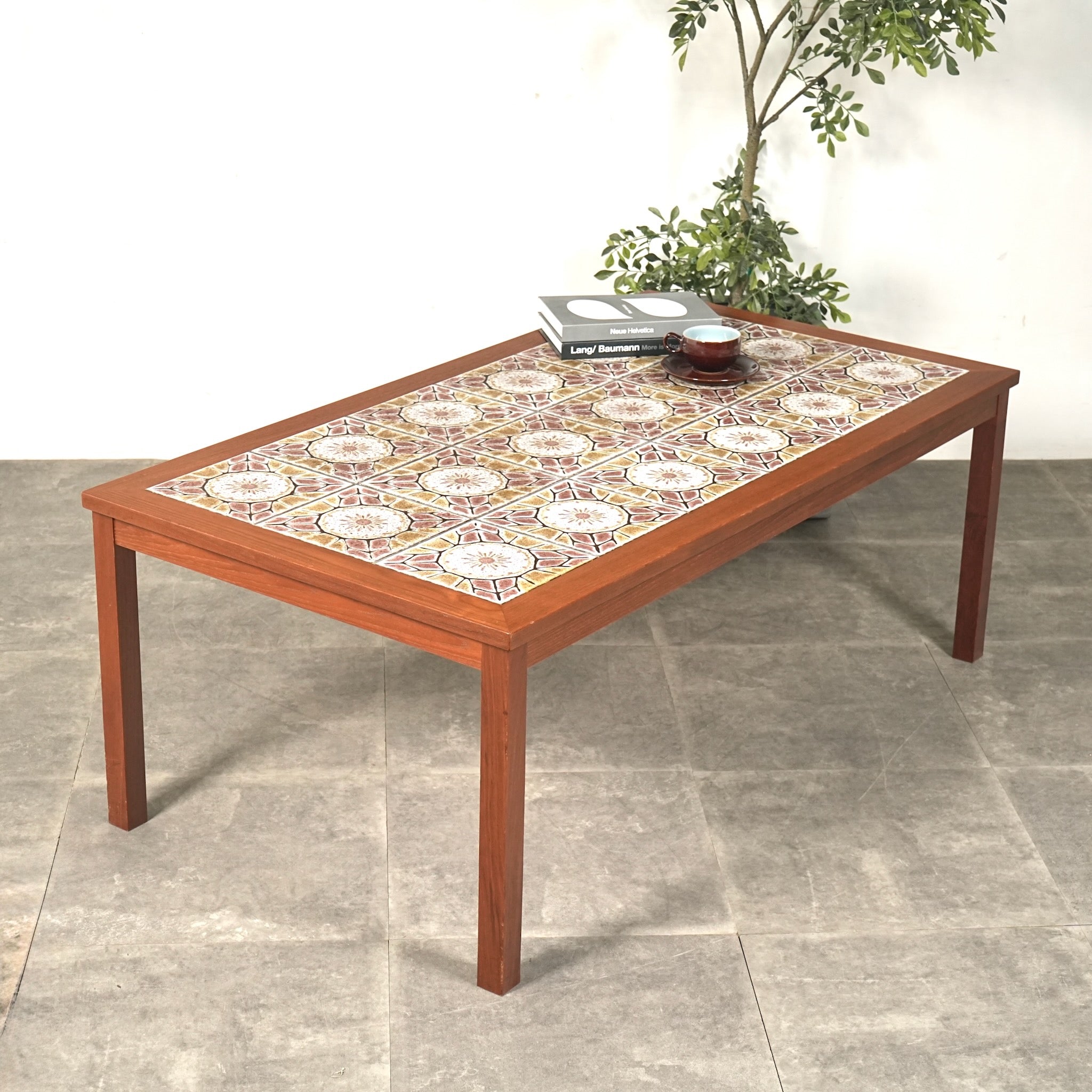 デンマークヴィンテージ タイルトップ ローテーブル – TIME HYPE