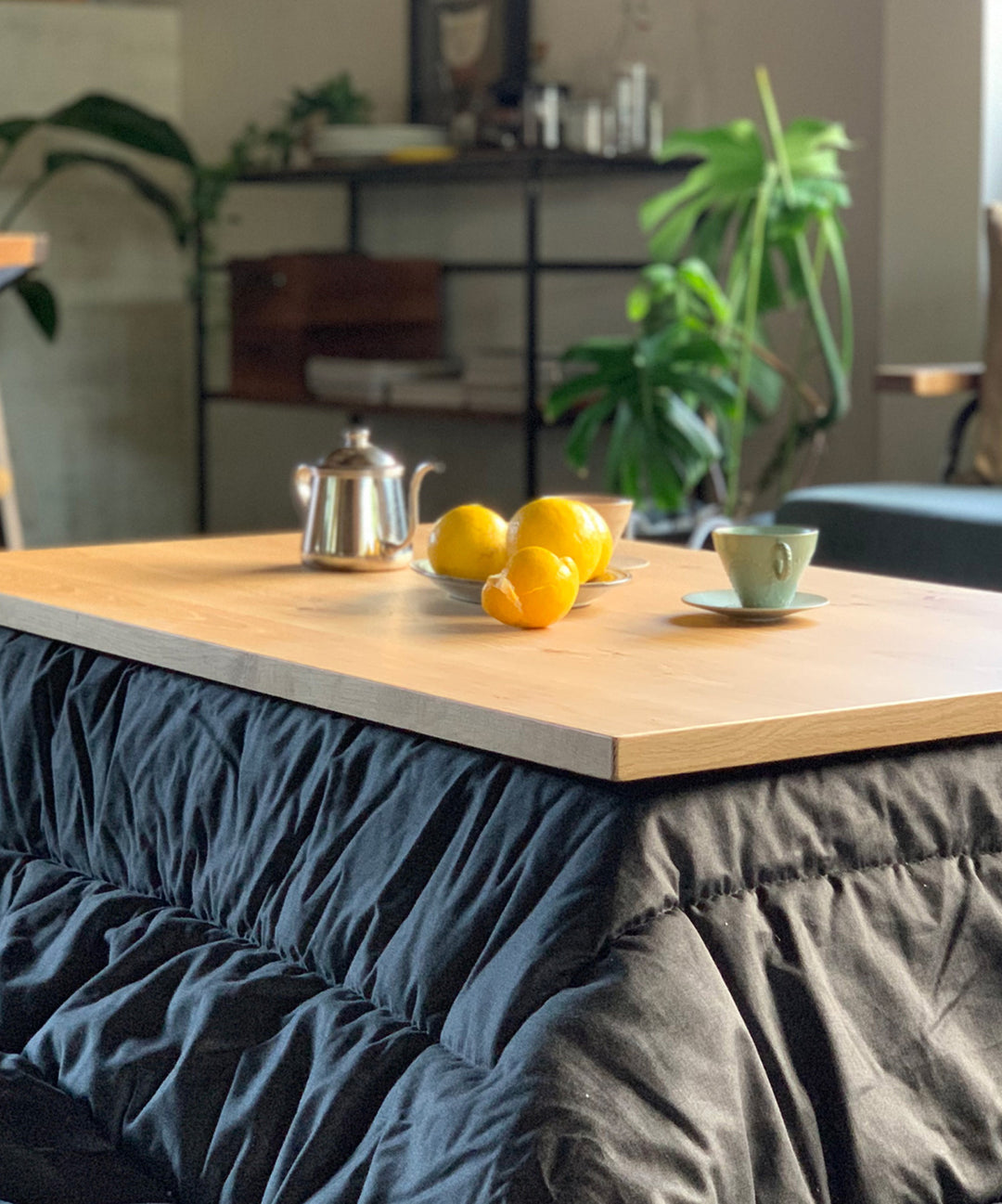 Nichibi Woodworks SAI コタツテーブル - コの字＆4本脚の2WAYデザイン