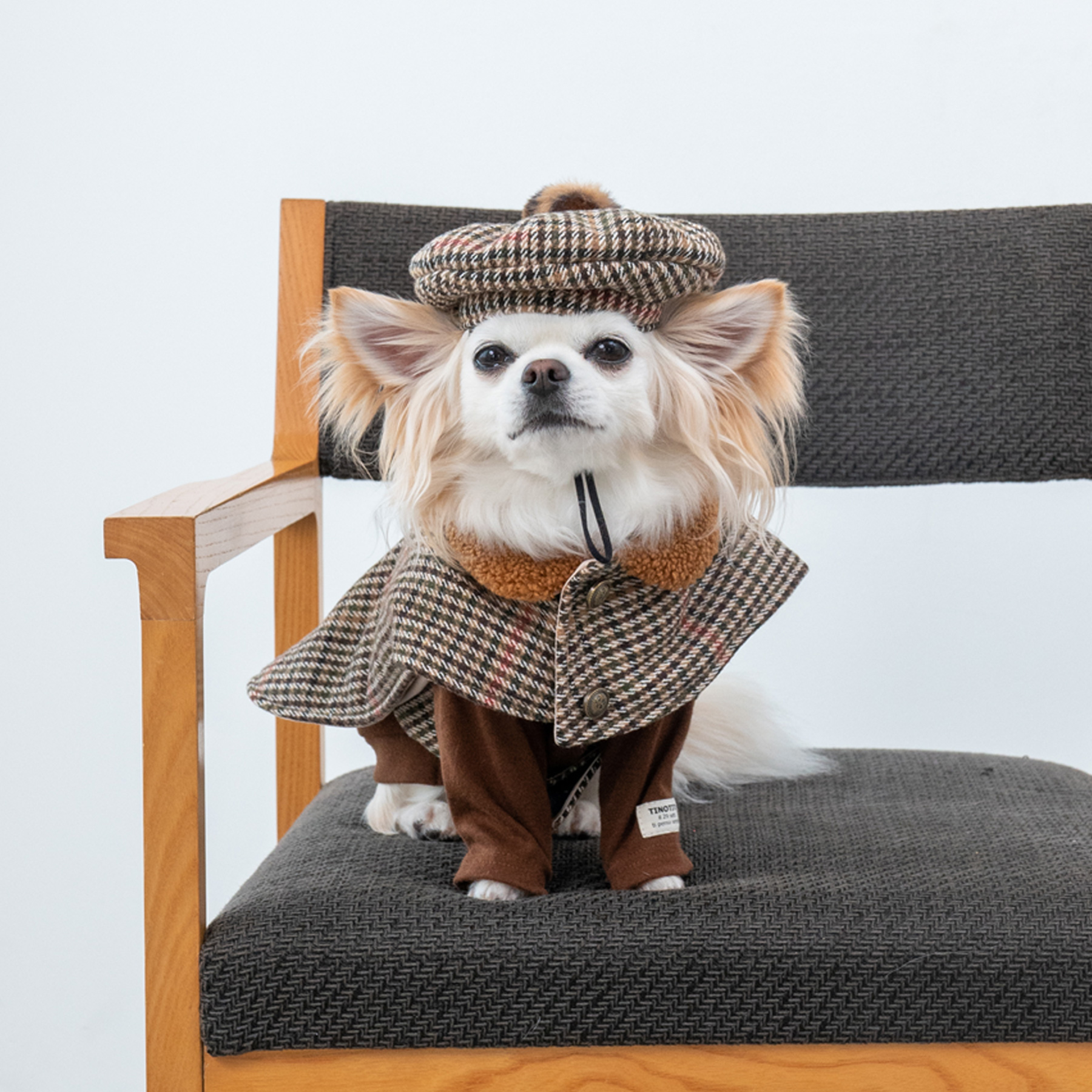 グレンチェック柄ベレー帽 – TINOTITO