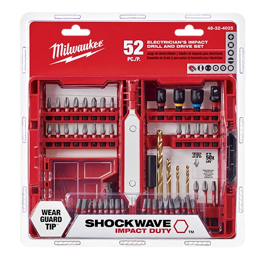 SHOCKWAVE 52PC ELECTRICIAN'S IMPACT DRIVER BIT SET – Tierra Supply Co
