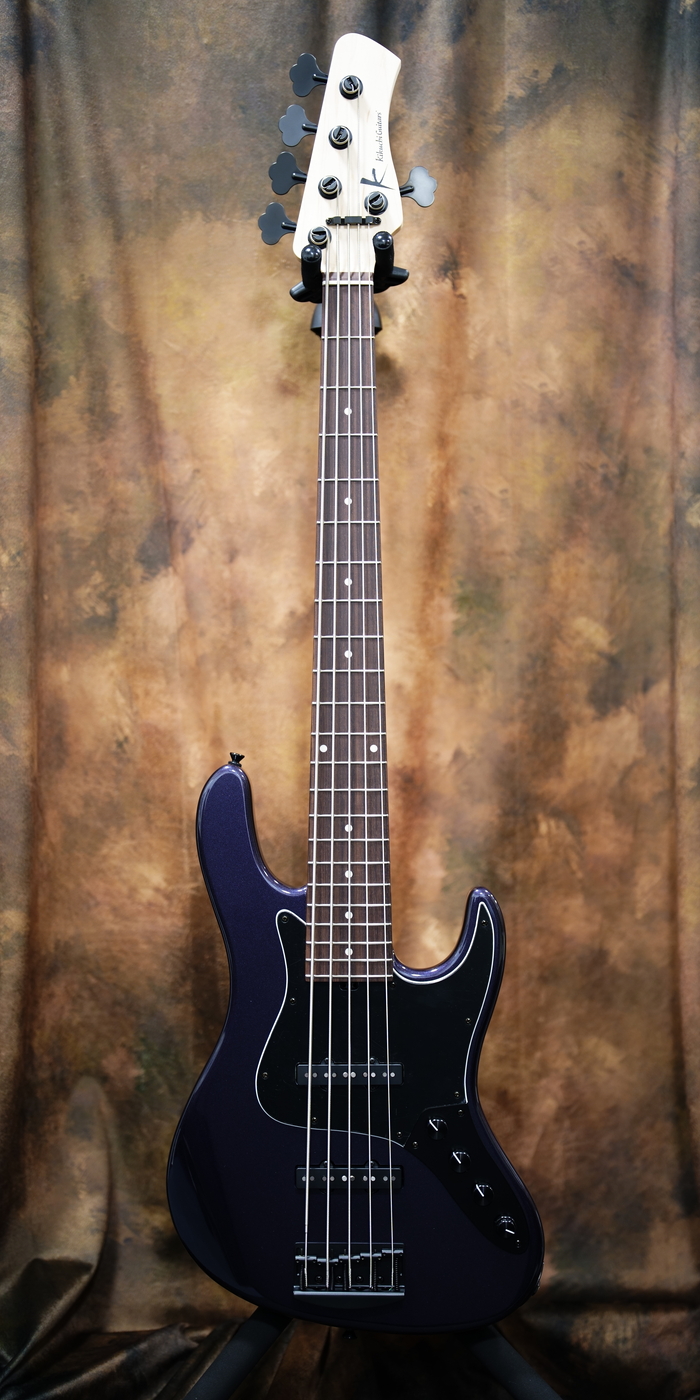 Kikuchi Guitars Hermes RV5 Limited Edition Dark Purple Metallic