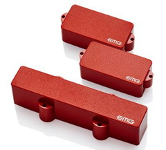 EMG PJ SET Red 4弦PJピックアップ レッド【定形外】 / ベース専門店
