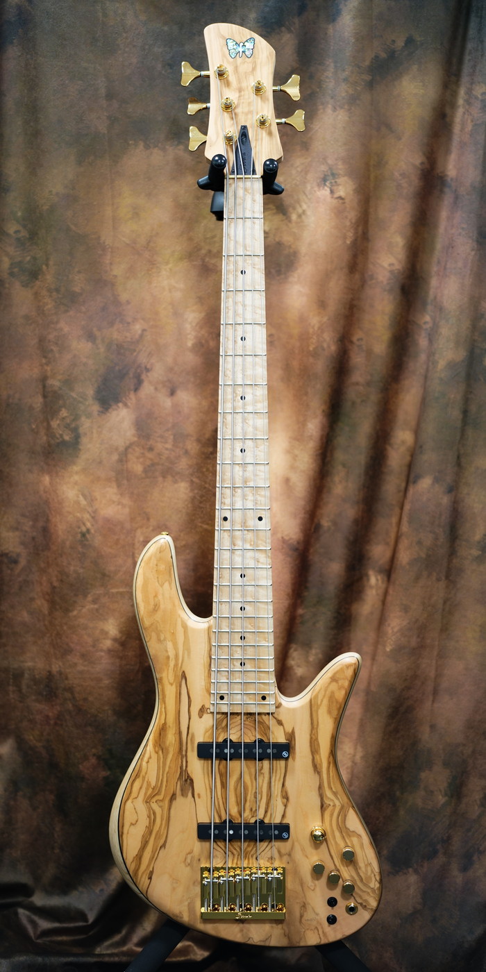 Fodera Emperor 5 Bolt-on Custom Olive / ベース専門店 タイズストア