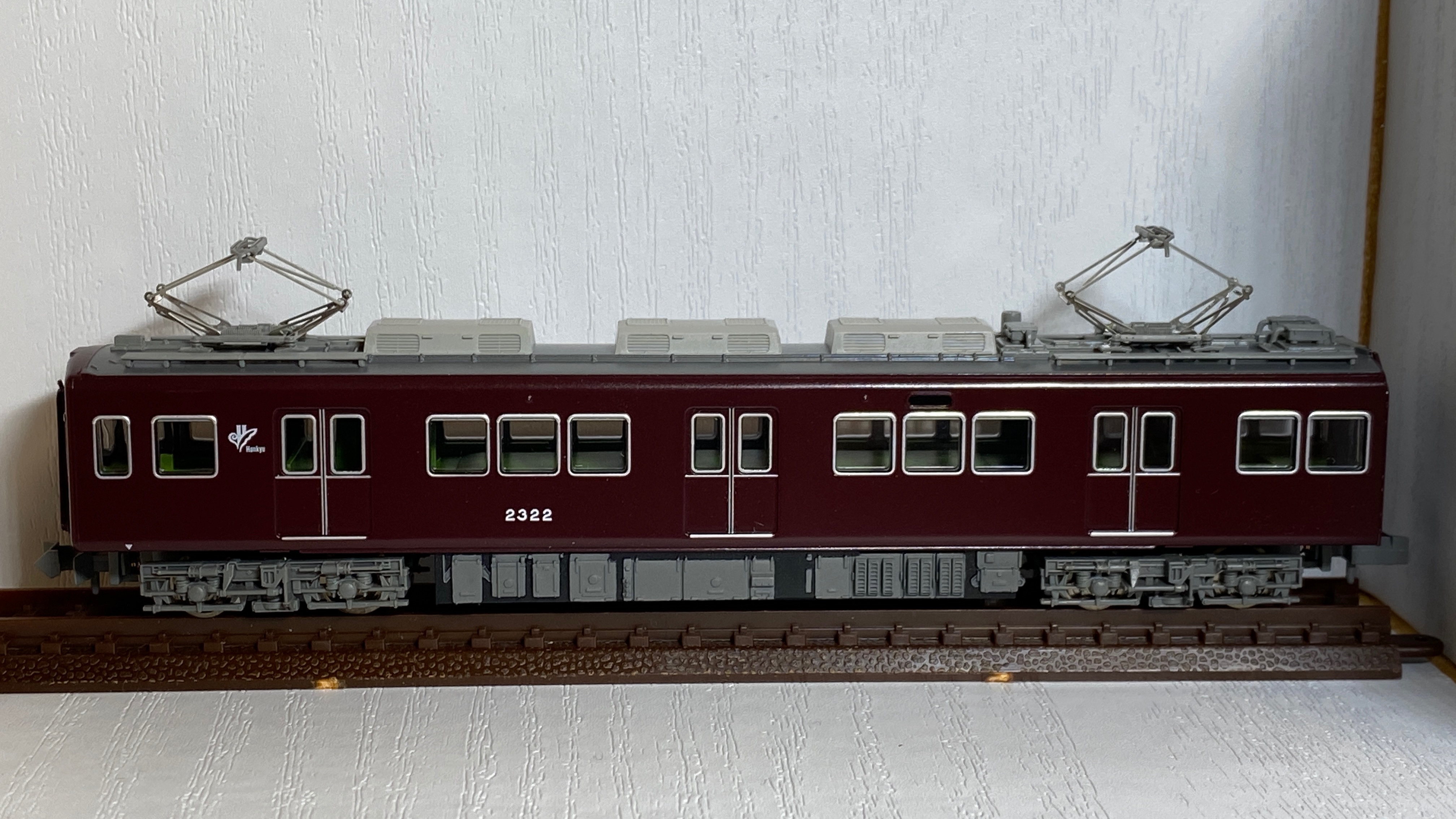 阪急2300系表示幕改造車（マイクロエース・N）A6821 京都線 2313編成