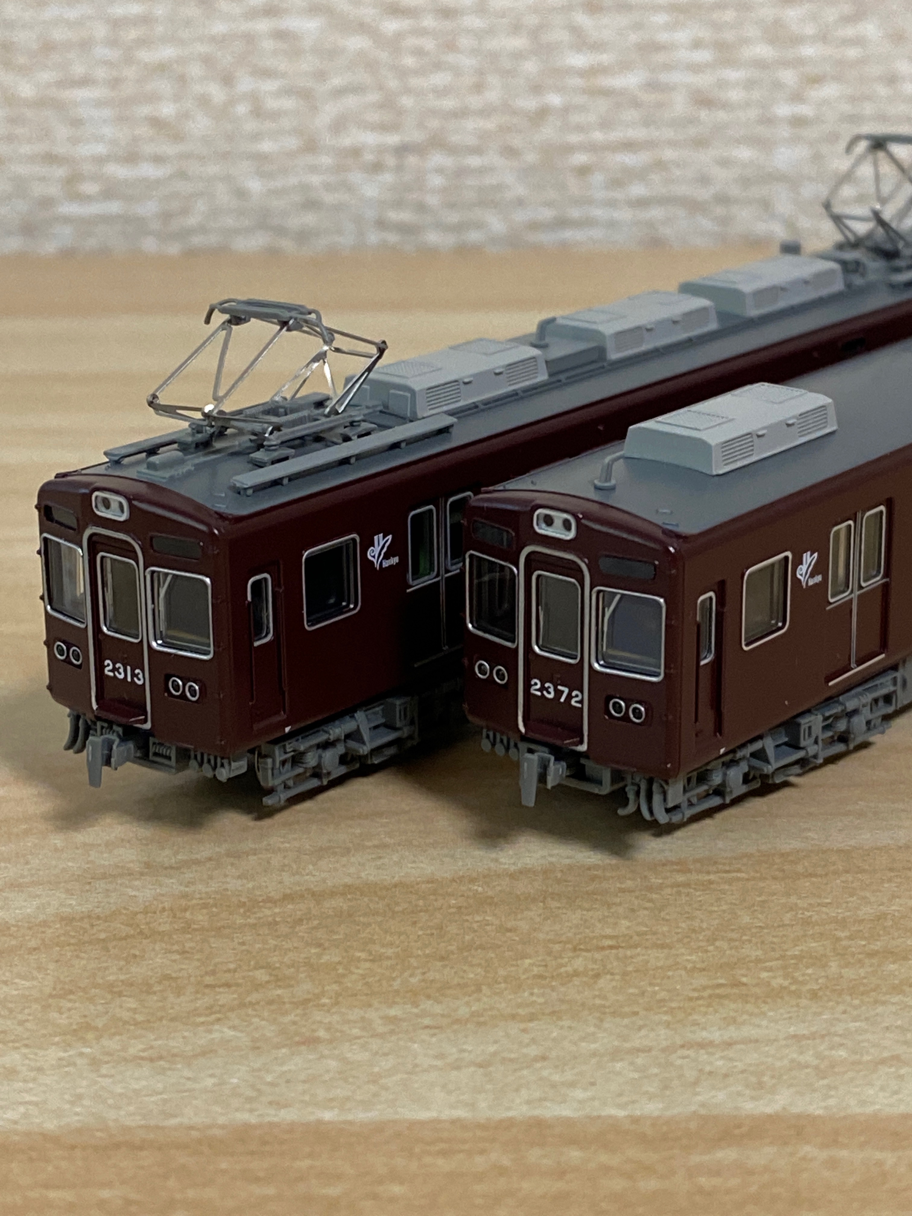 阪急2300系表示幕改造車（マイクロエース・N）A6821 京都線 2313編成