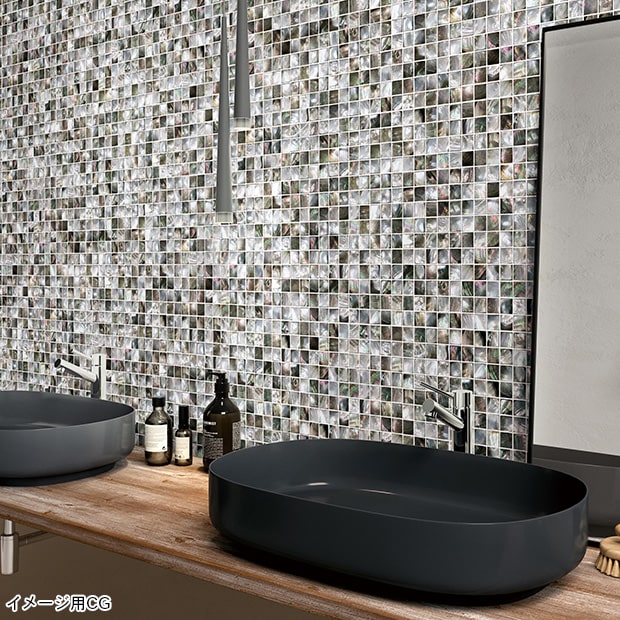 カノーザ MS201-20 /シェルモザイクタイル/20x20mm【限定在庫