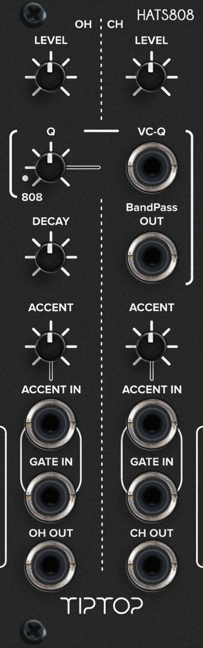 808 Analog Drum Modules - Tiptop Audio