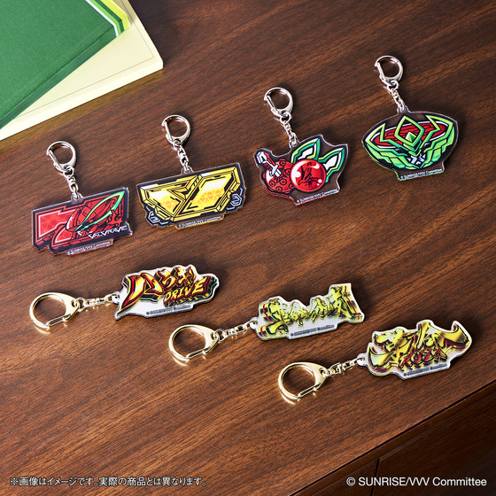 革命機ヴァルヴレイヴ リール図柄アクリルキーホルダー4種セット | A