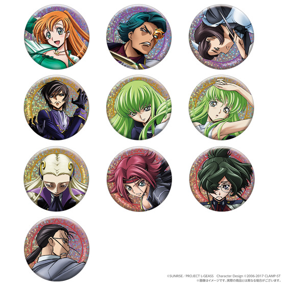 コードギアス 反逆のルルーシュ R2 Blu-ray&DVDイラスト缶バッジ vol.2