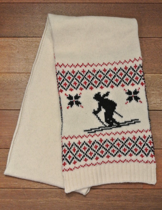 20%OFF!! 】ポロラルフローレン スキーヤー+雪柄 マフラー 新品 並行