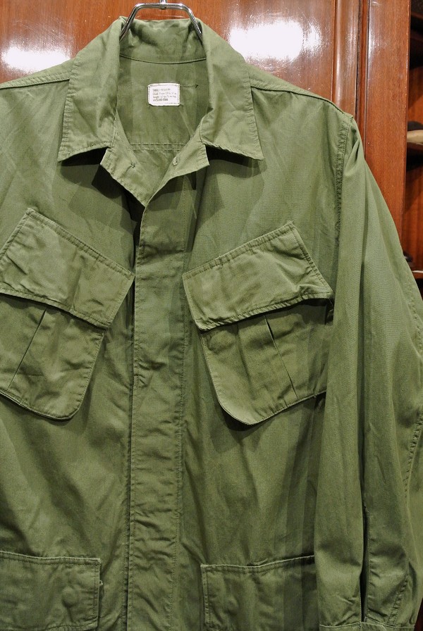 60s デッドストック U.S ARMY ポプリン ジャングルファティーグ