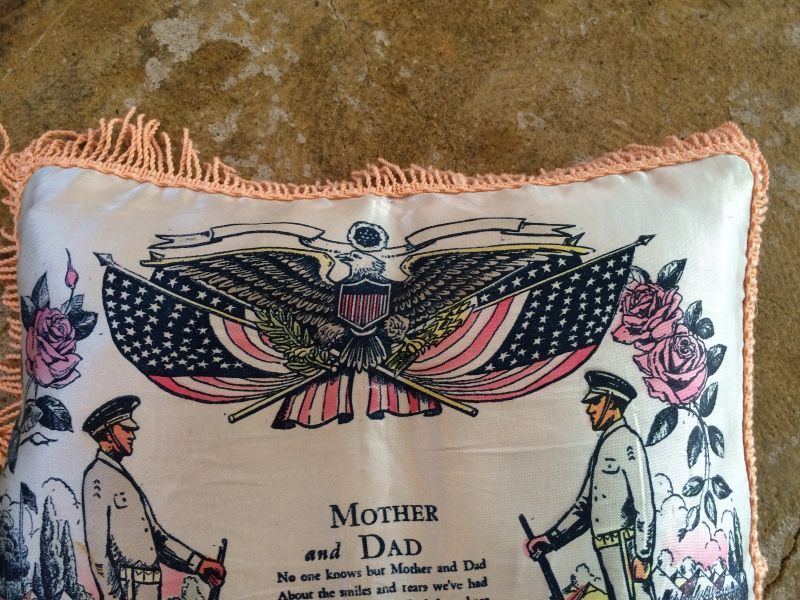 40's military ミリタリークッションカバー size 44×42 - THE