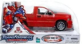 Dodge RAM SRT-10 Transformers scale model - RED Large Scale - The