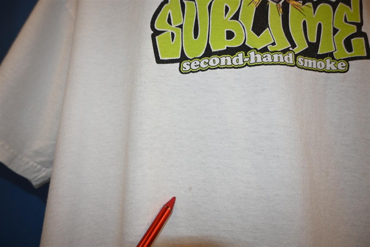 90s Sublime Second Hand Smoke Ska Punk t-shirt Extra Large – The