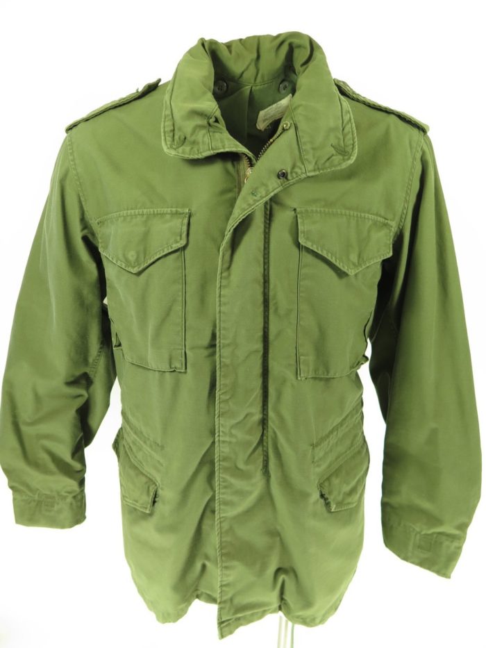 Vintage 70s Alpha Industries M-65 Field Jacket Mens M Long Vietnam