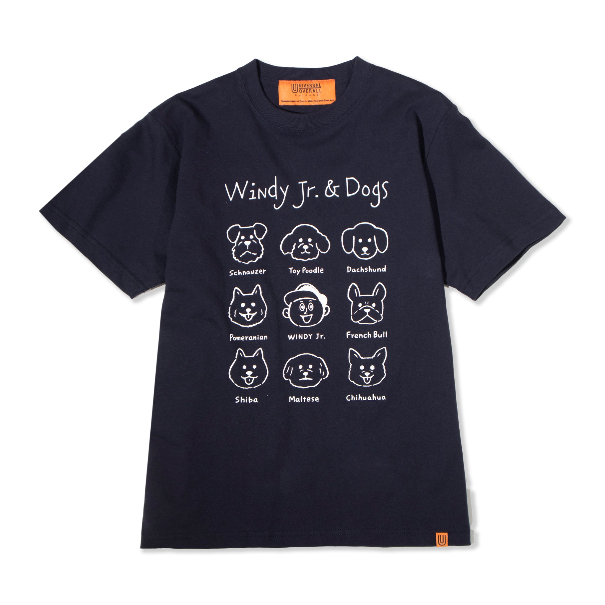 大人用】UNIVERSAL OVERALL DG Tシャツ (ネイビー) – THE DOG STORE