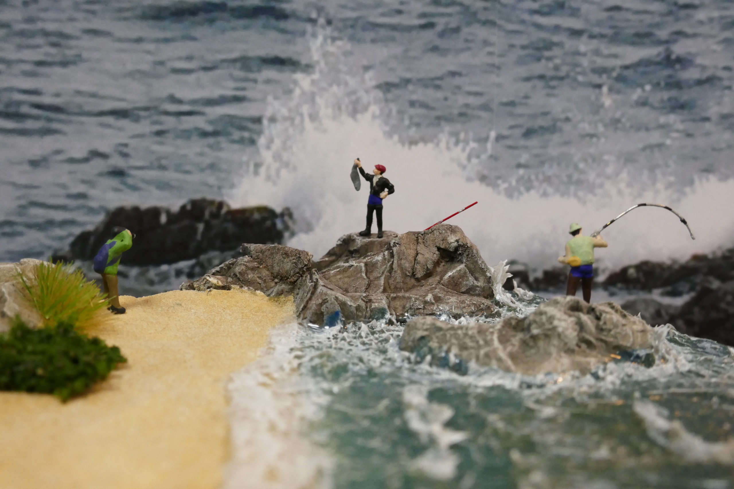 てのひらジオラマを作る 第4弾 ～海辺（磯？）を作る～ | ザ・ふくじん