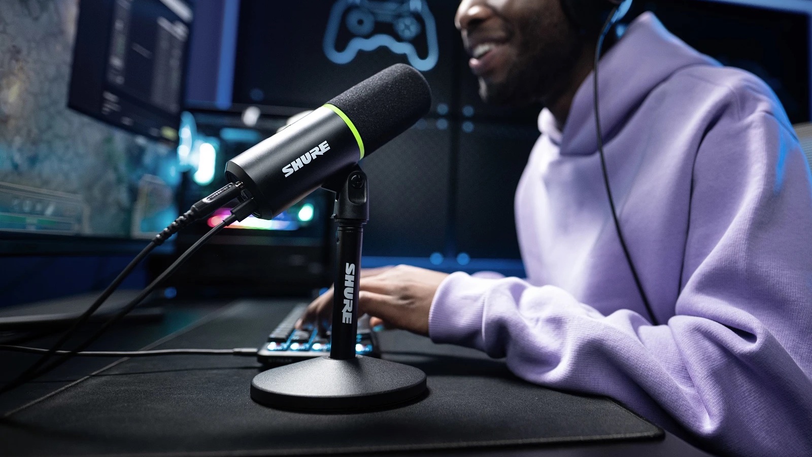 Shure MV6 USB microphone for gaming offers clean audio!