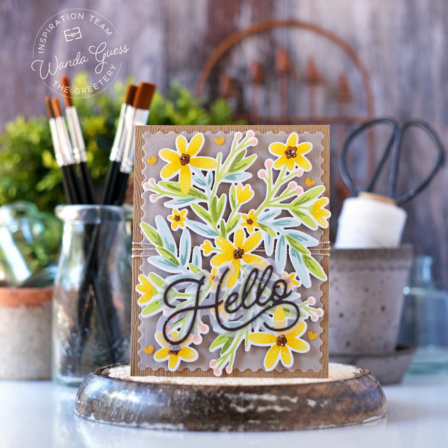 Print Shop: Daisy Days Stamp + Stencil – The Greetery