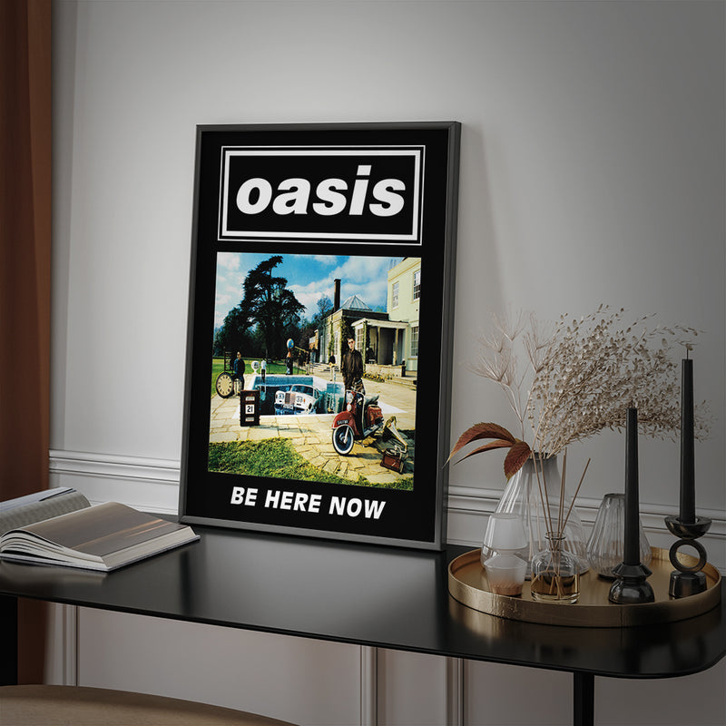 Oasis poster - Be Here Now (1st Gen Reprint) – Original Poster Shop