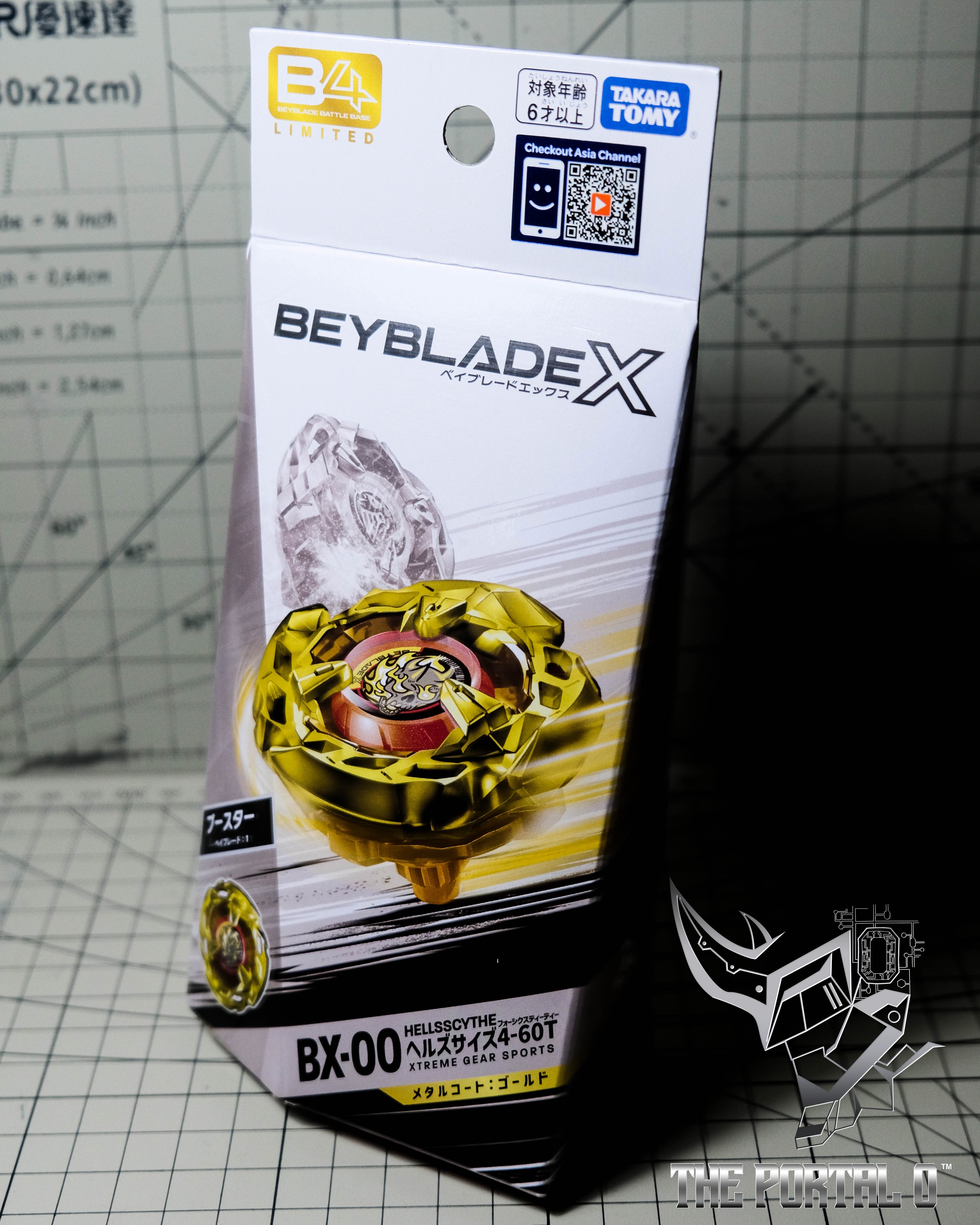 Limited Edition Takara Tomy Beyblade X BX-00 Gold Hells Scythe 4