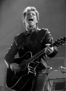 Bon Jovi Poster Black and White Poster 16x24 | The Poster Depot