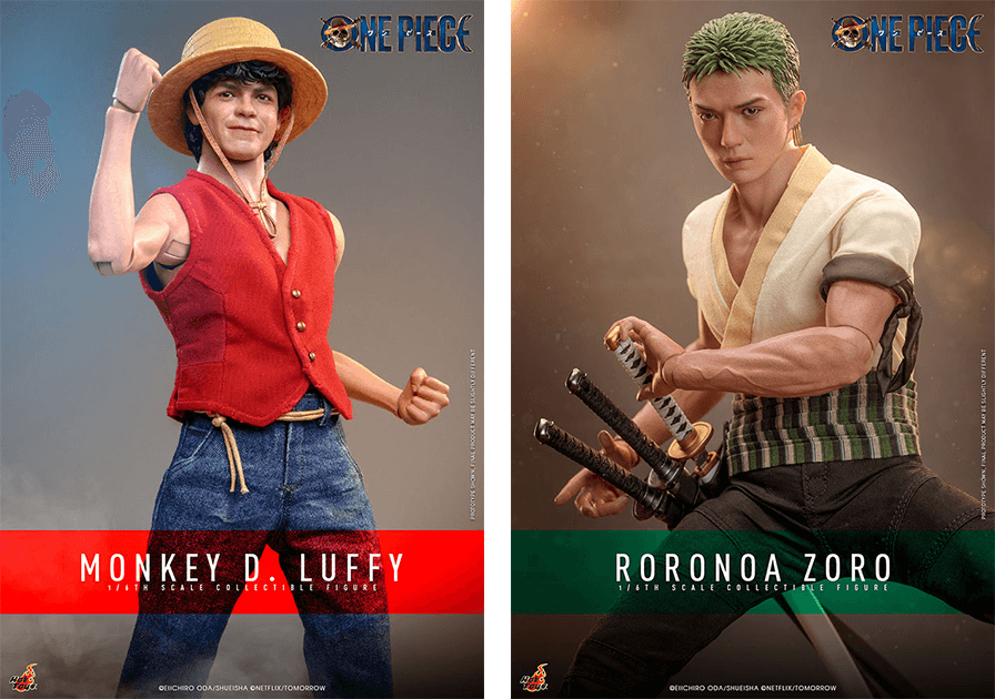 実写「ONE PIECE」ルフィとゾロがフィギュア化 ─ イニャキ・ゴドイと