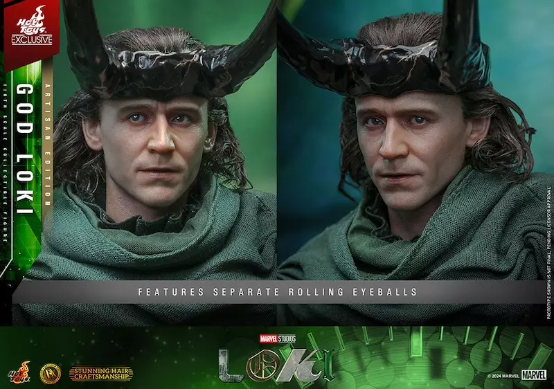 ロキ」シーズン2、トム・ヒドルストン演じるゴッド・ロキが1/6スケール