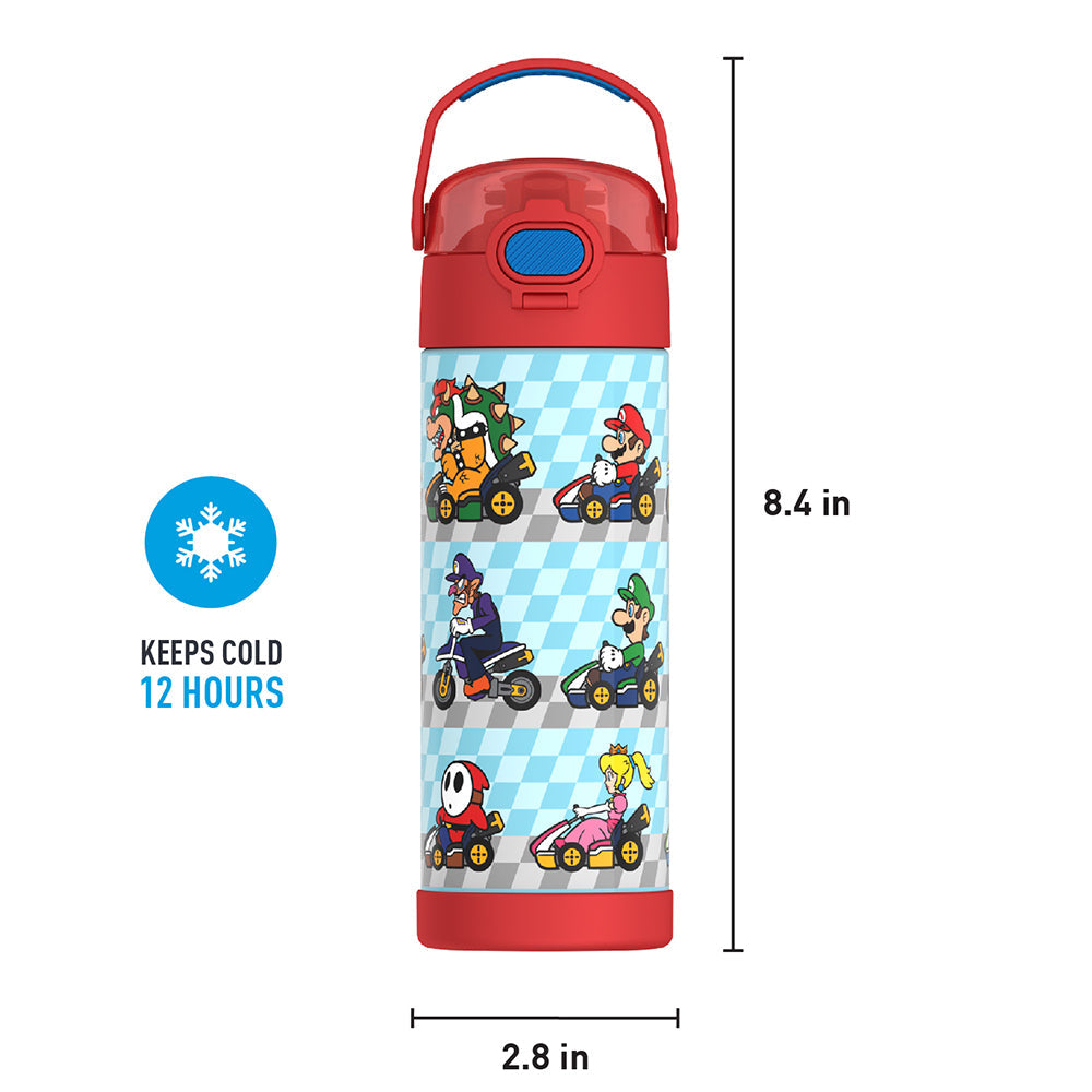 16oz Insulated Water Bottle | Kids Stainless Steel Water Bottle