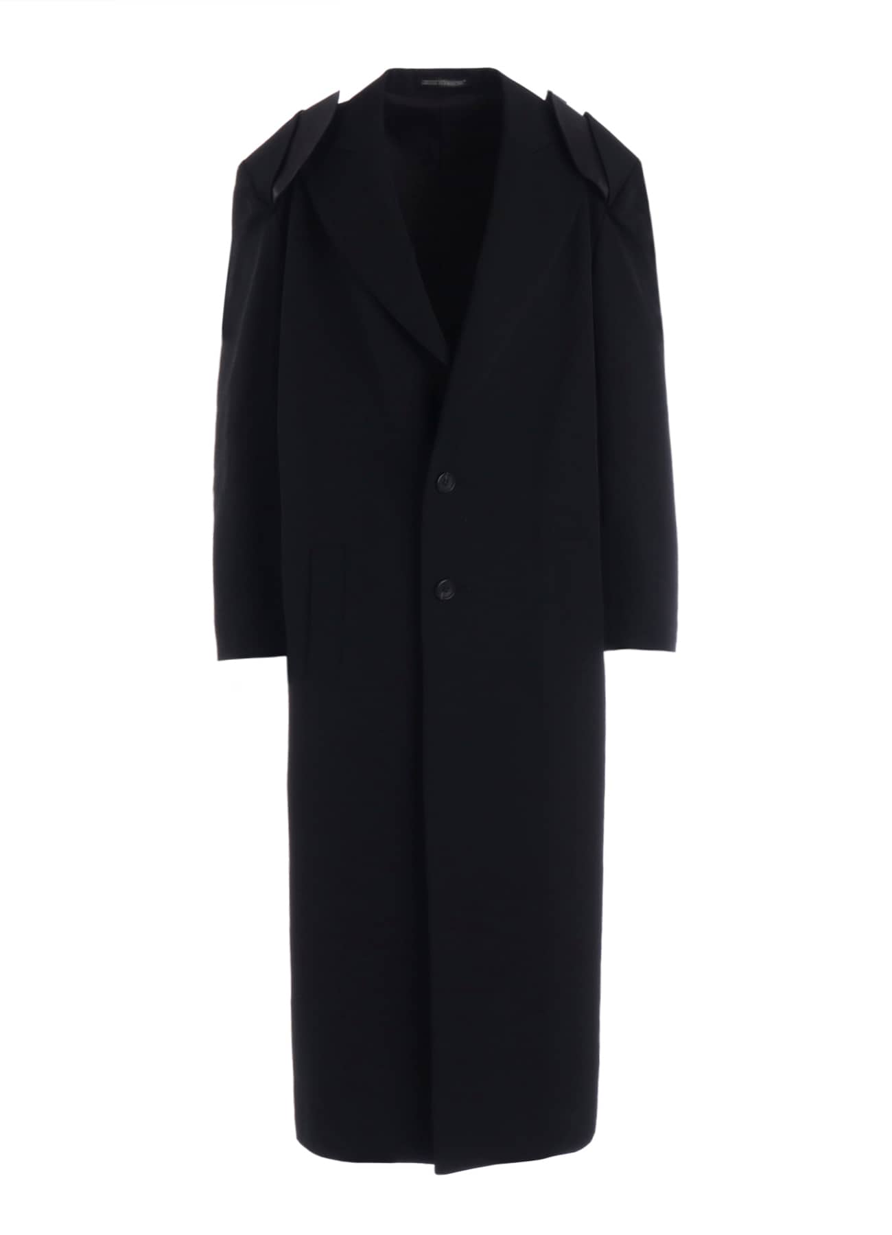 GABARDINE 2 LAYERED SHOULDER D COAT(XS Black): Soldes｜THE SHOP