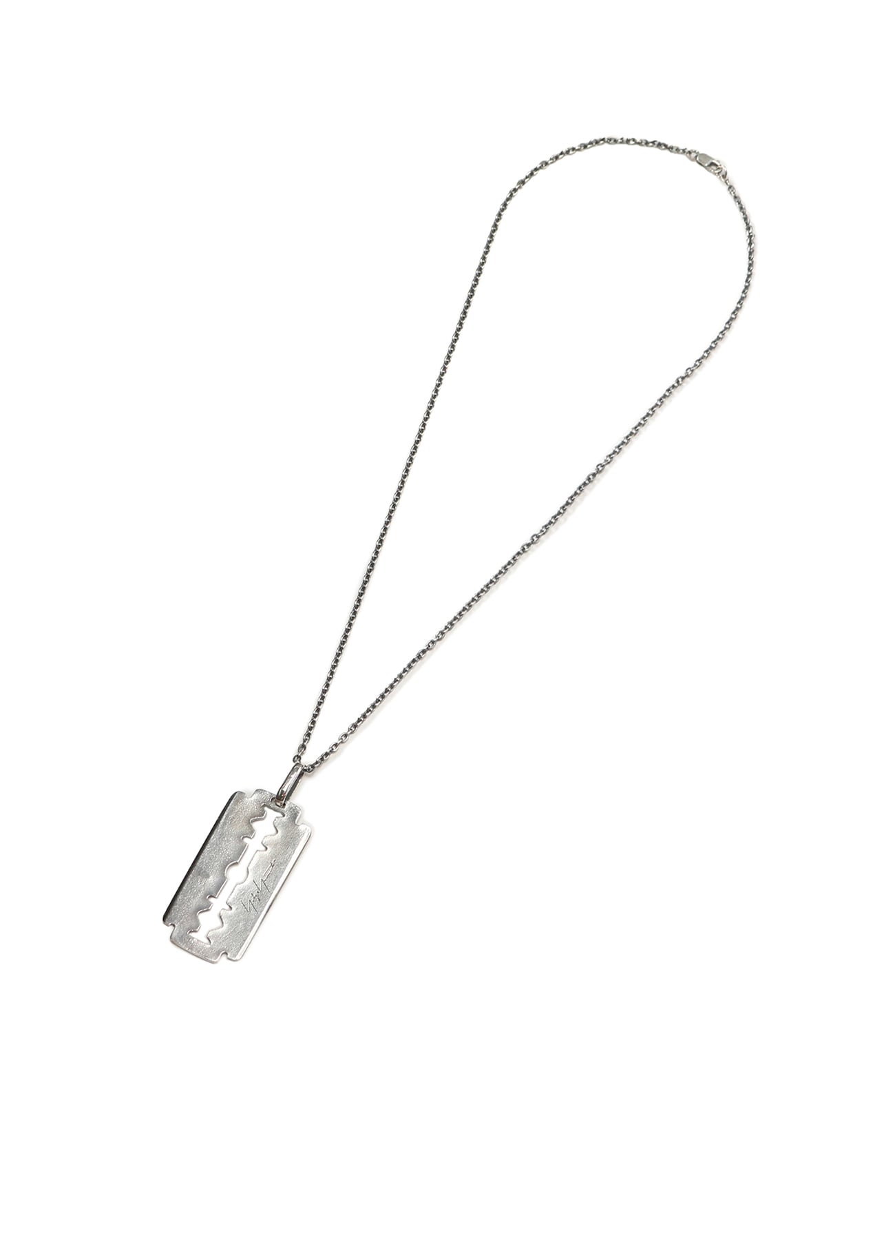 SILVER 950 RAZOR PENDANT(FREE SIZE Silver): GOTHIC YOHJI YAMAMOTO