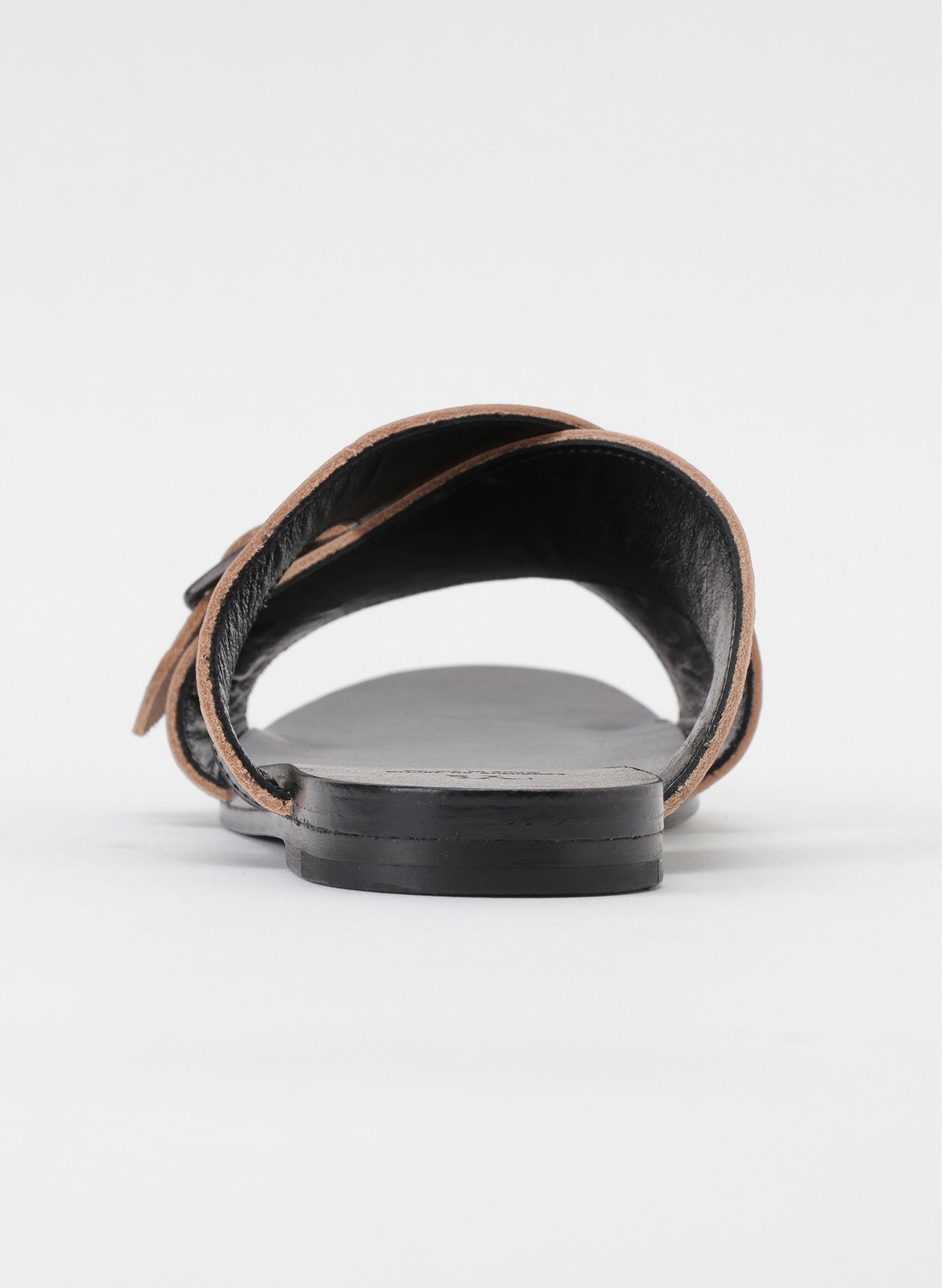 SEMI GLOSS TANNED LEATHER FLAT SANDALS – THE SHOP YOHJI YAMAMOTO