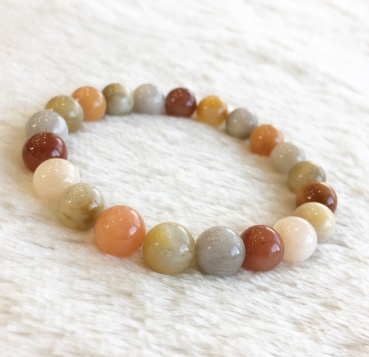 ミックスカラーサゲニティック ブレスレット 031 / Thida Stone 天然石