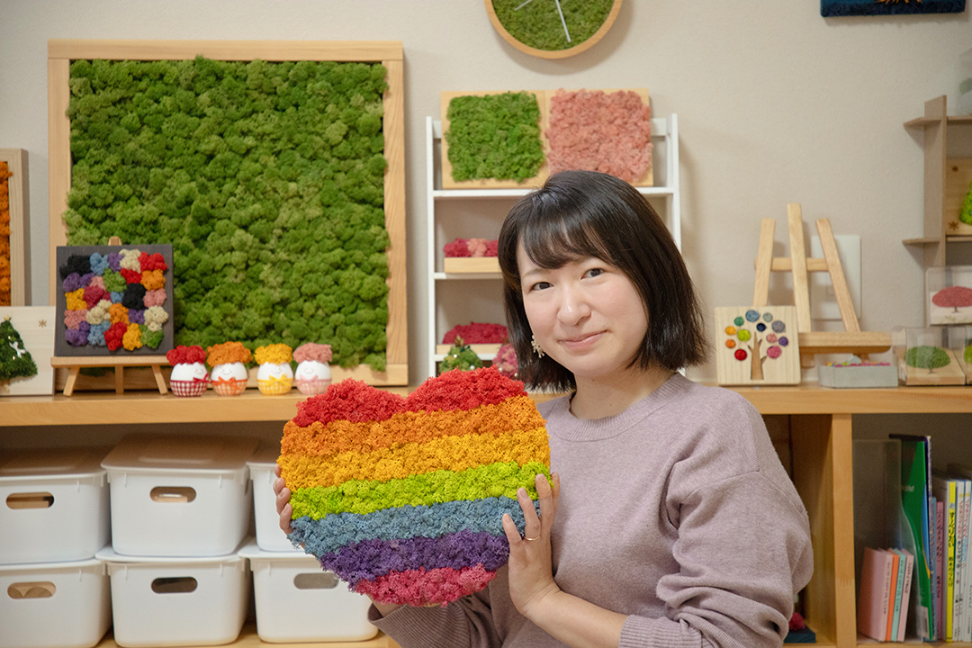 ふわふわな手触りに癒されて。スカンディアモスアートの世界へようこそ