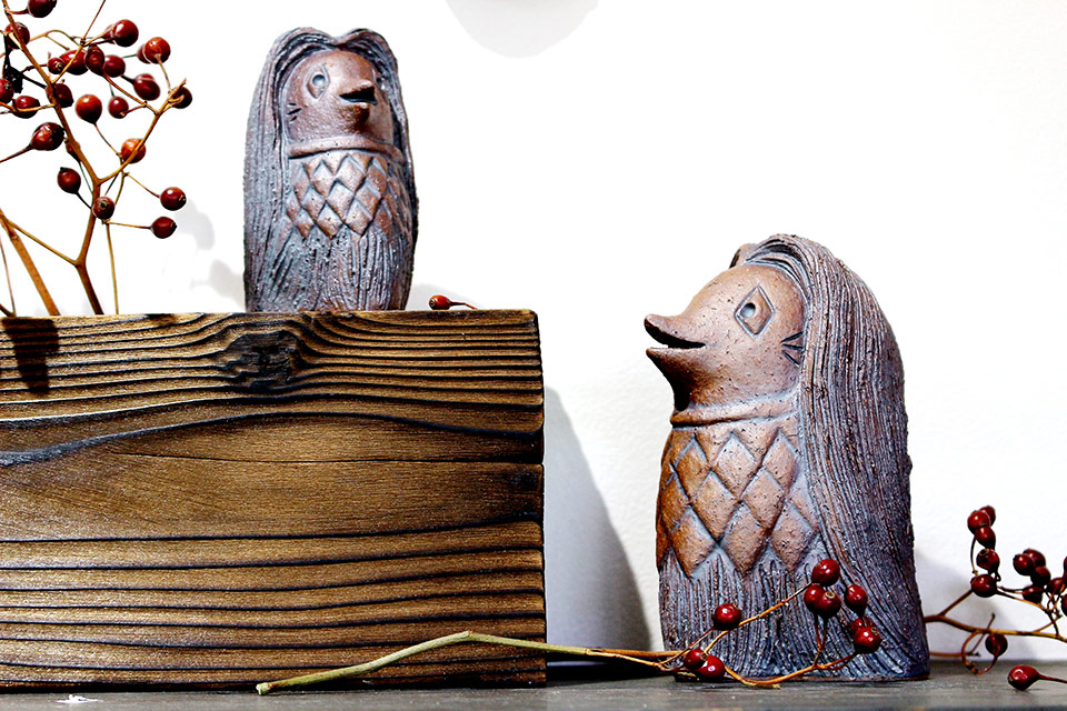 専門の鬼瓦だけでなくアマビエ様も作っちゃう、安田の「長場鬼瓦工場