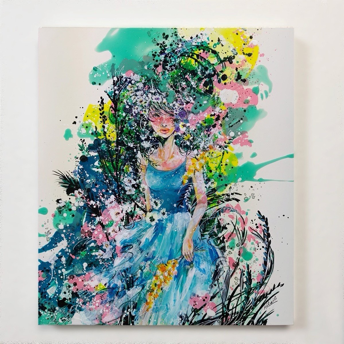 地元大阪の街中でも作品多数 気鋭画家が描く、女性の内面 | Think