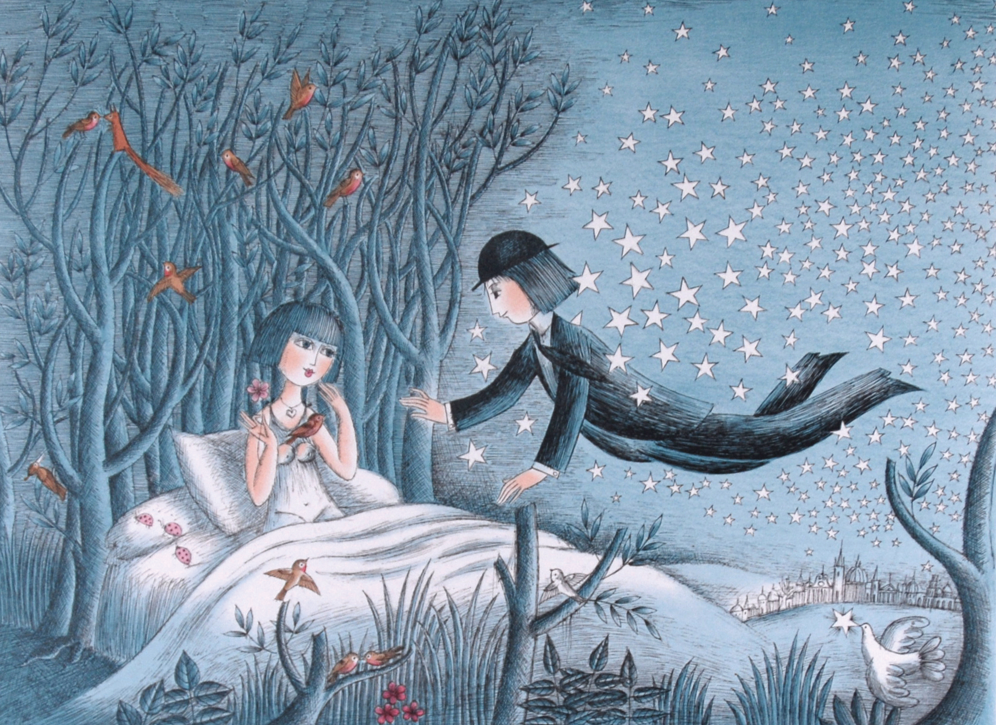 レイモン・ペイネ 星の王子様 | ギャルリー亜出果 ｜インテリア絵画