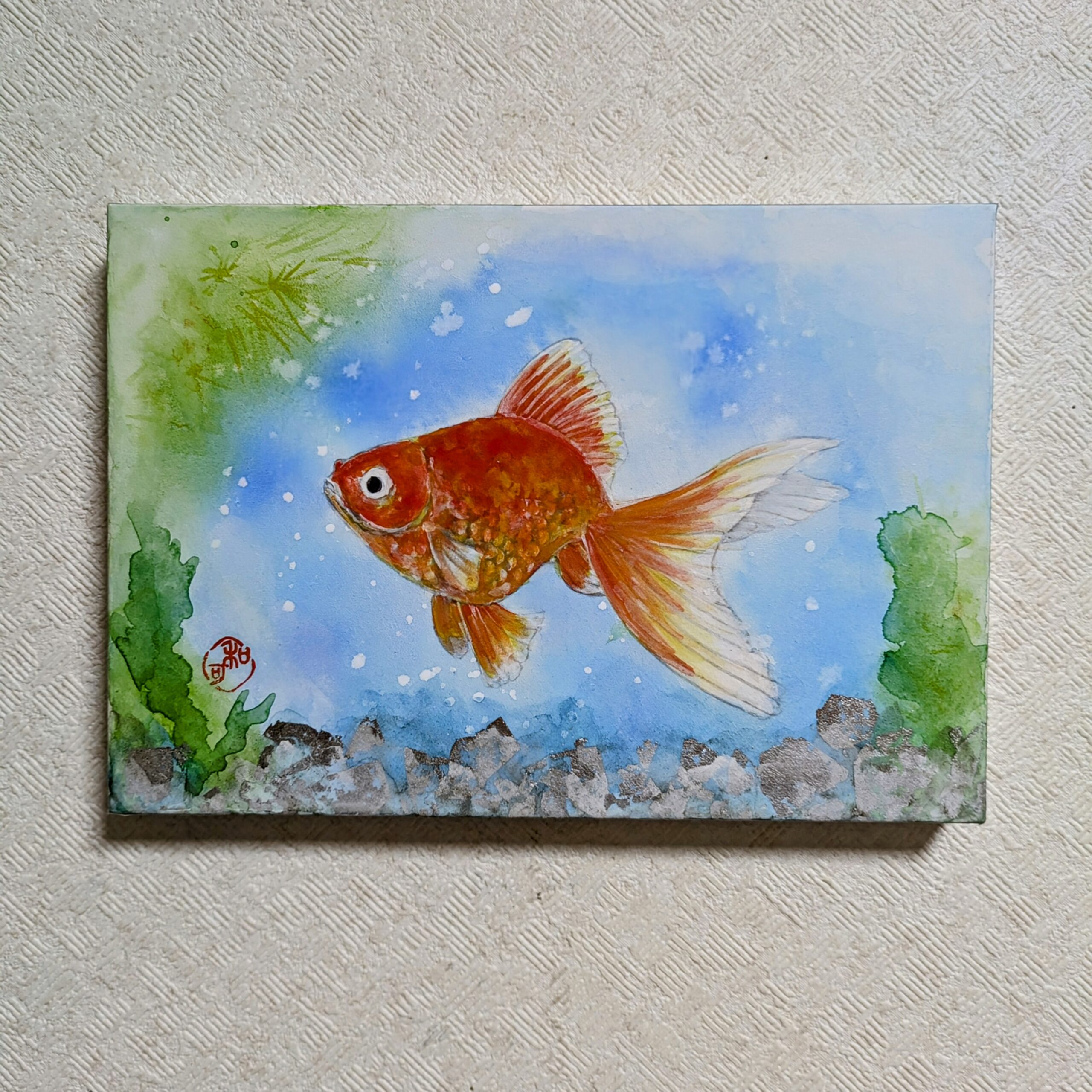 金魚A | K和可 ｜インテリア絵画 アートの専門通販 thisisgallery