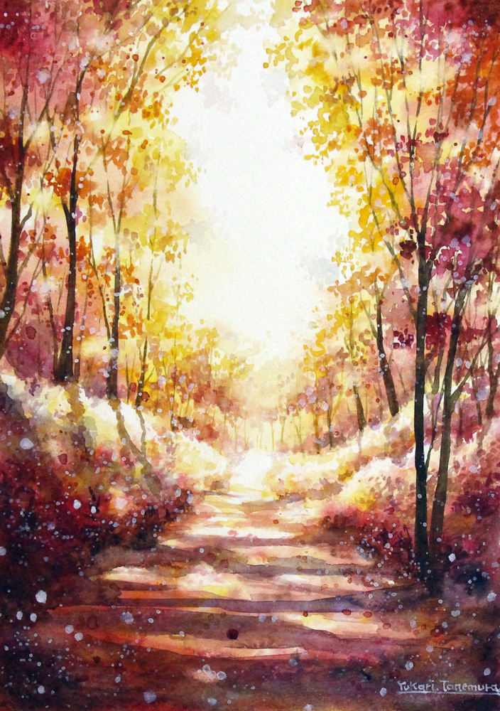 秋麗の輝き | Yukari.Tanemura ｜インテリア絵画 アートの専門通販
