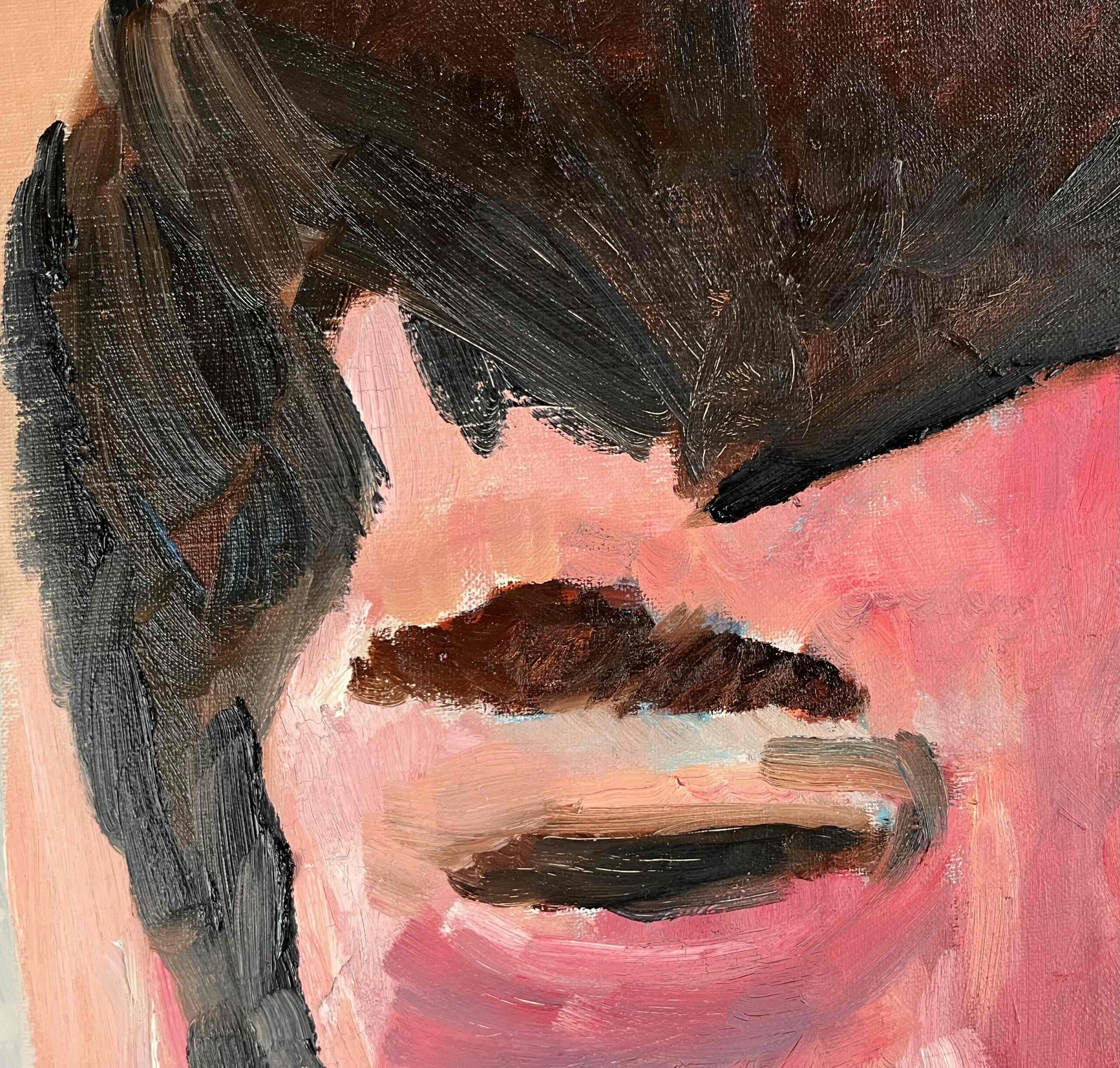 38×46㎝「リアルあかちゃん。2」油彩・原画・F8