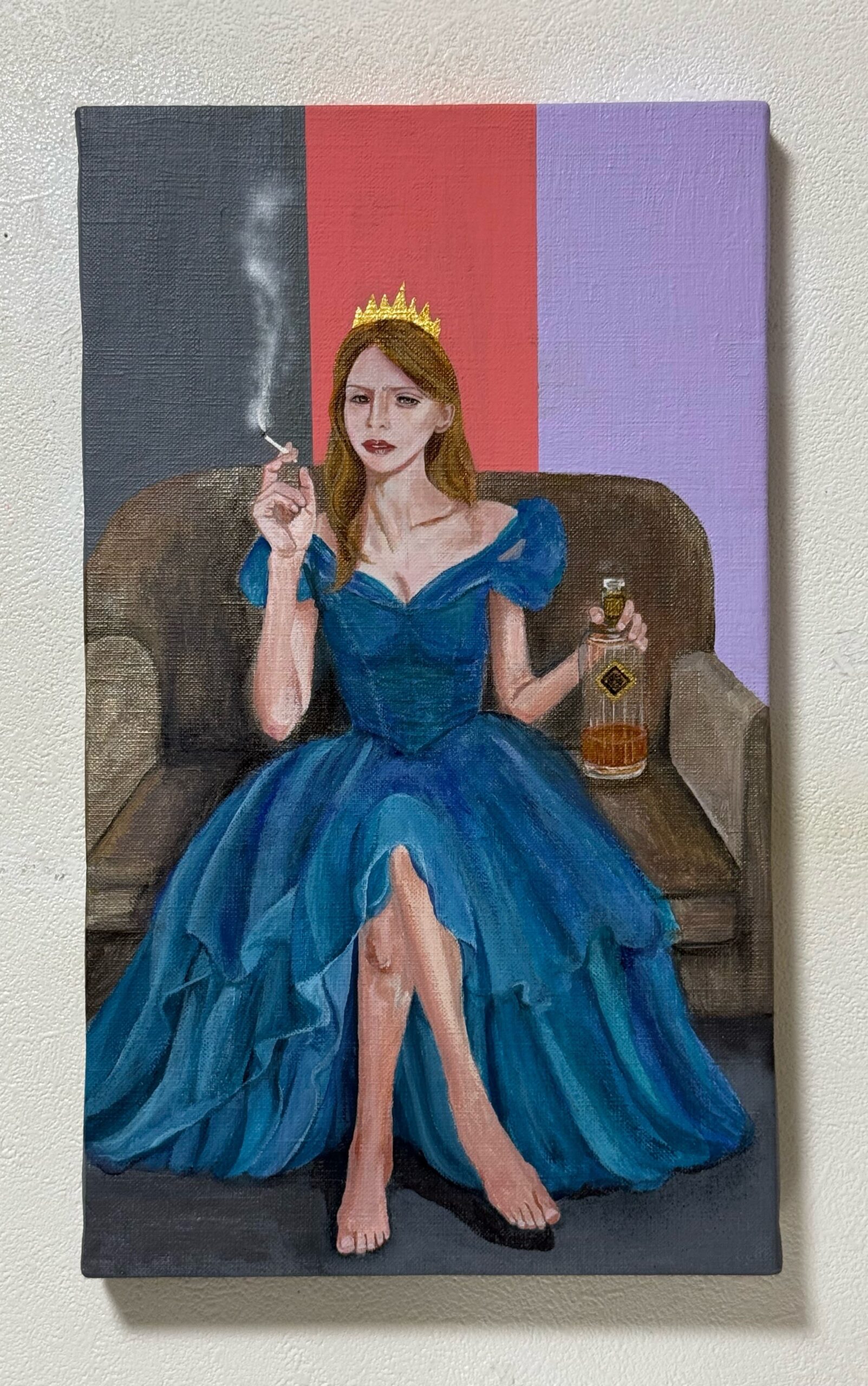 やさぐれプリンセス | 彩峯サユミ ｜インテリア絵画 アートの専門通販