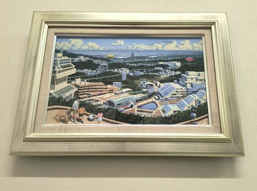 未来都市 04 | Daimuro ｜インテリア絵画 アートの専門通販