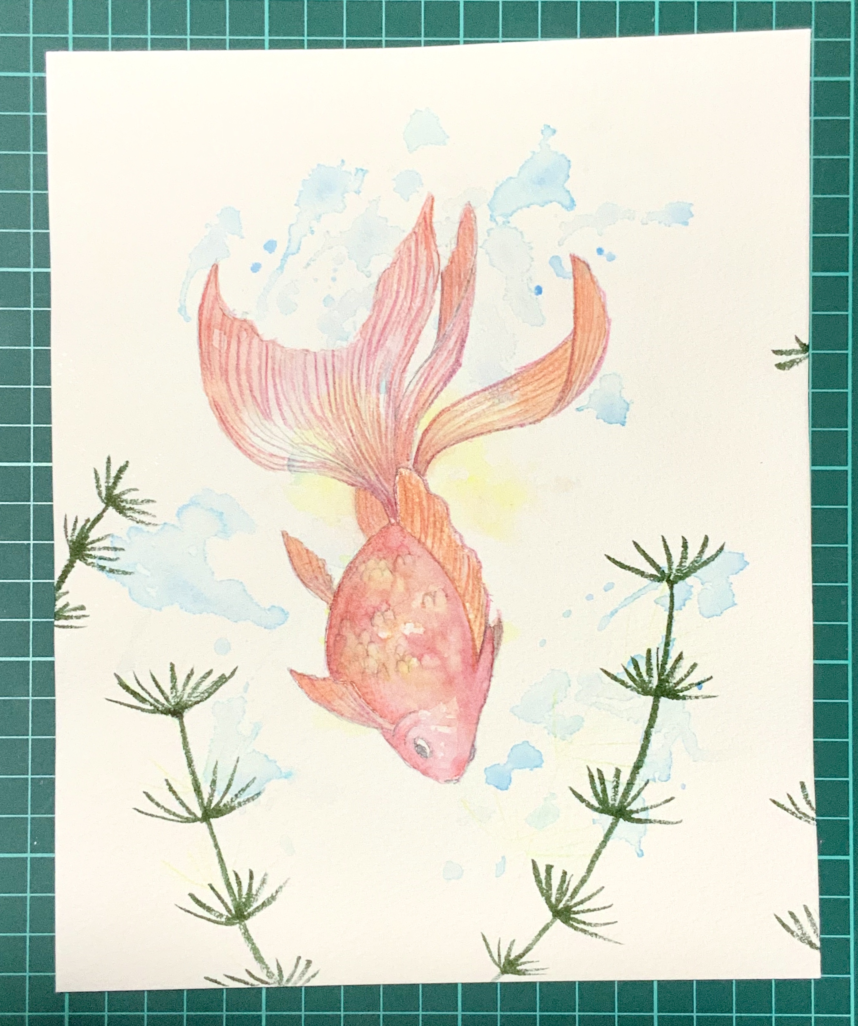 金魚 | Gin ｜インテリア絵画 アートの専門通販 thisisgallery