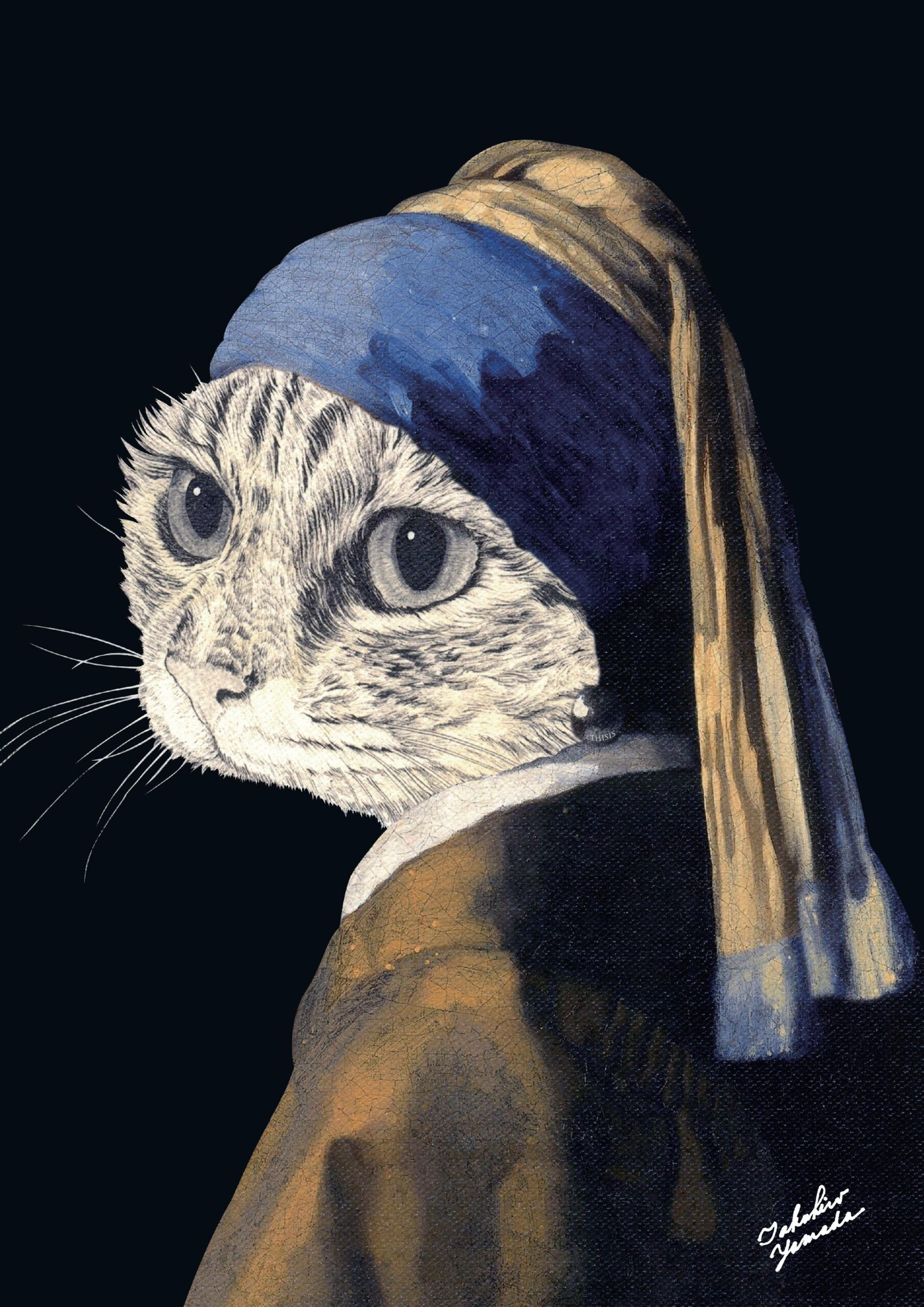 フェルメール猫：This Is Gallery limited edition of 50 | 山田貴裕
