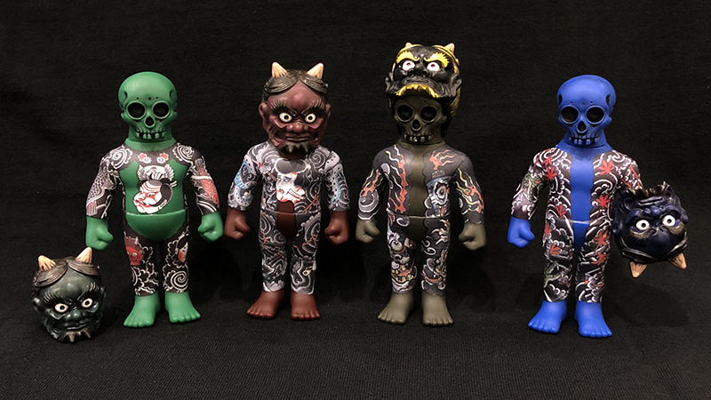 Oni Mask Irezumi Dokuro Man – 三巴彫 | スリータイズ タトゥー