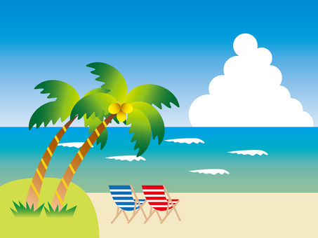 ビーチサイドイラスト｜無料イラスト・フリー素材なら「イラストAC」
