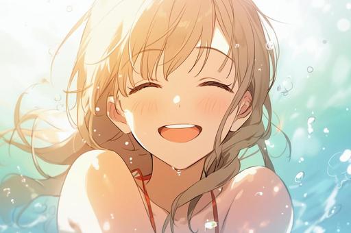 笑顔の女の子に似ているイラスト素材｜無料イラスト・フリー素材なら